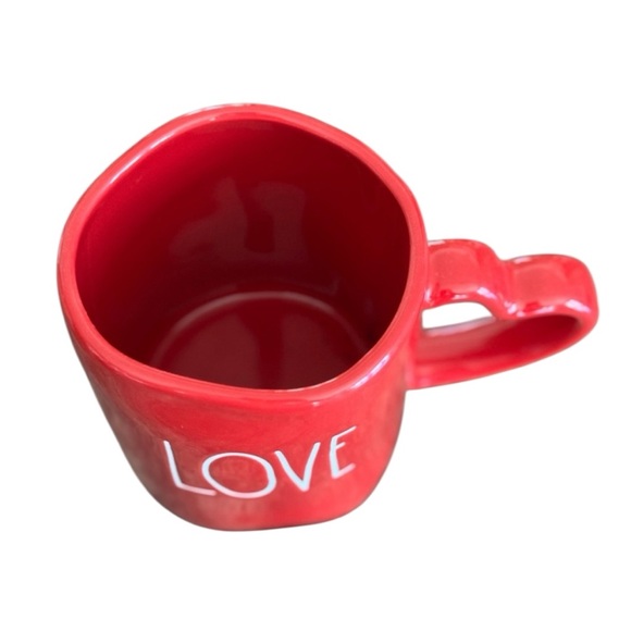 Red Love Rae Dunn with Heart Handle - Picture 3 of 4